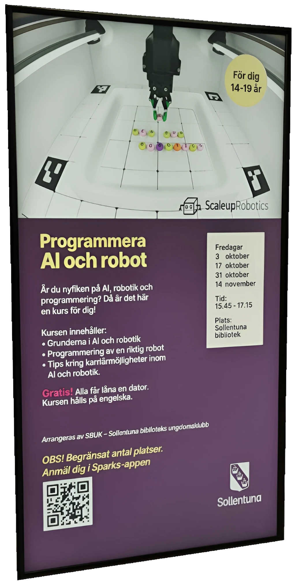 Session at Sollentuna Library, Swedenure